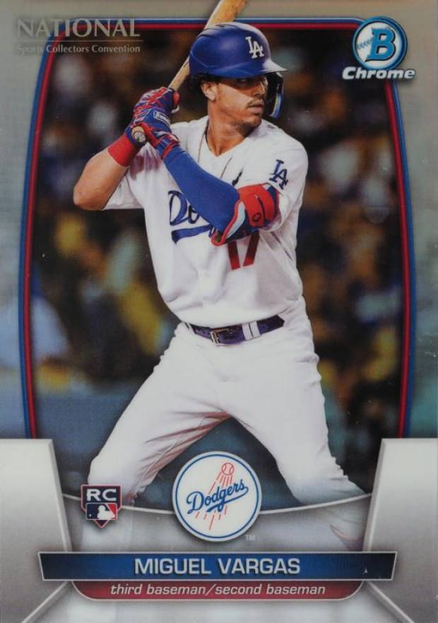 2023 Bowman Chrome National Miguel Vargas #12 Baseball Card