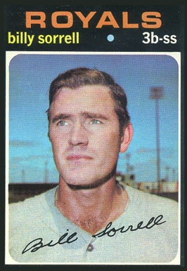 1971 Topps Billy Sorrell #17 Baseball Card