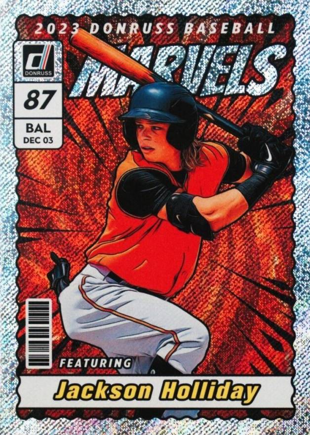 2023 Panini Donruss Marvels Jackson Holliday #M3 Baseball Card