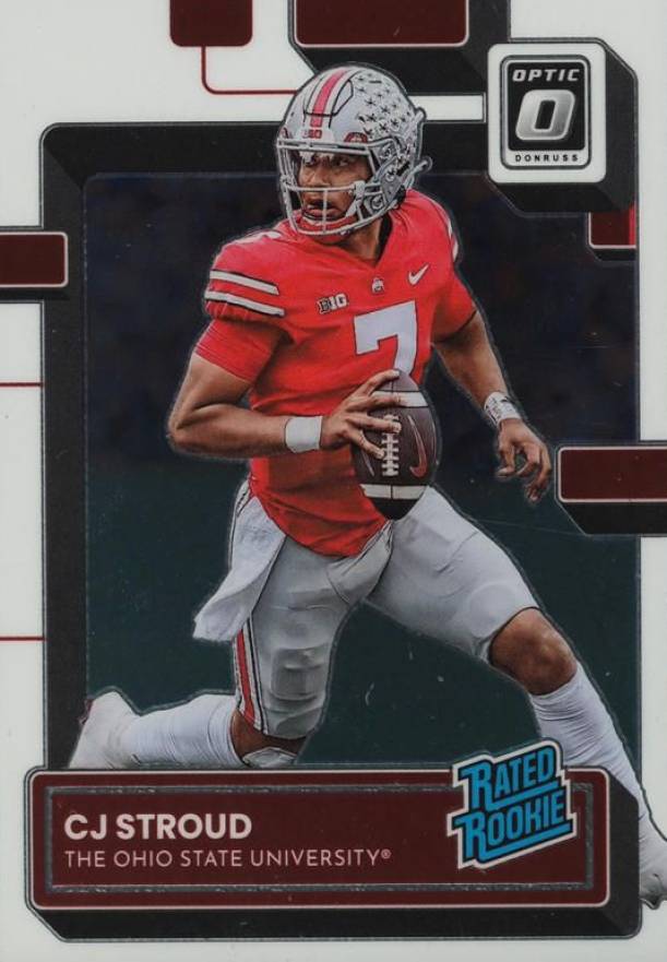 2023 Panini Chronicles Draft Picks Donruss Optic CJ Stroud #5 Football Card