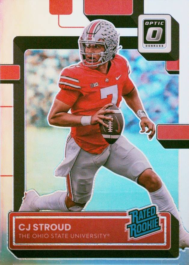 2023 Panini Chronicles Draft Picks Donruss Optic CJ Stroud #5 Football Card