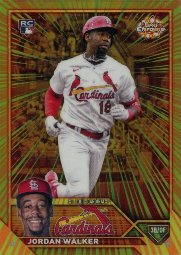 2023 Topps Chrome Radiating Rookies Jordan Walker #RR13 Baseball Card