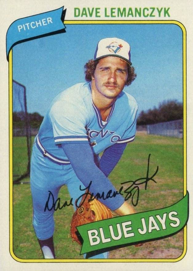 1980 Topps Dave Lemanczyk #124 Baseball Card