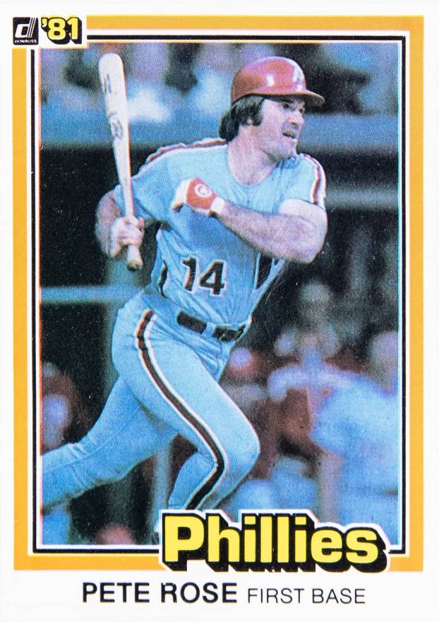 1981 Donruss Pete Rose #251 Baseball Card