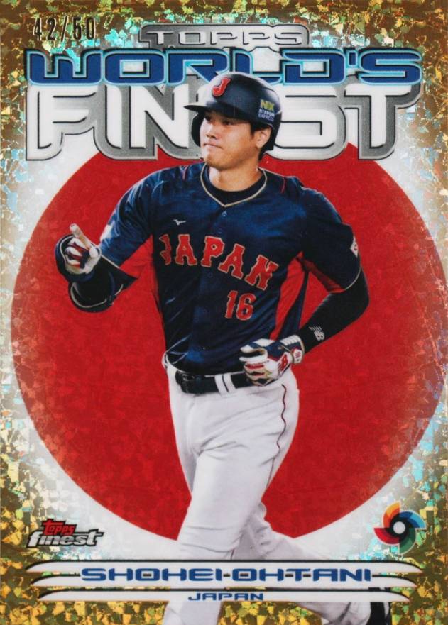 2023 2000 Topps Finest World's Finest Shohei Ohtani #10 Baseball Card