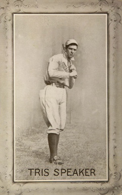 1907 Novelty Cutlery Postcards Tris Speaker # Baseball Card