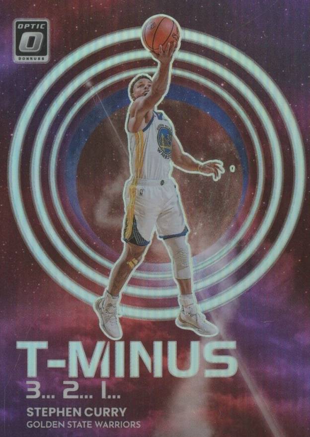 2022 Panini Donruss Optic T-Minus 3...2...1... Stephen Curry #10 Basketball Card