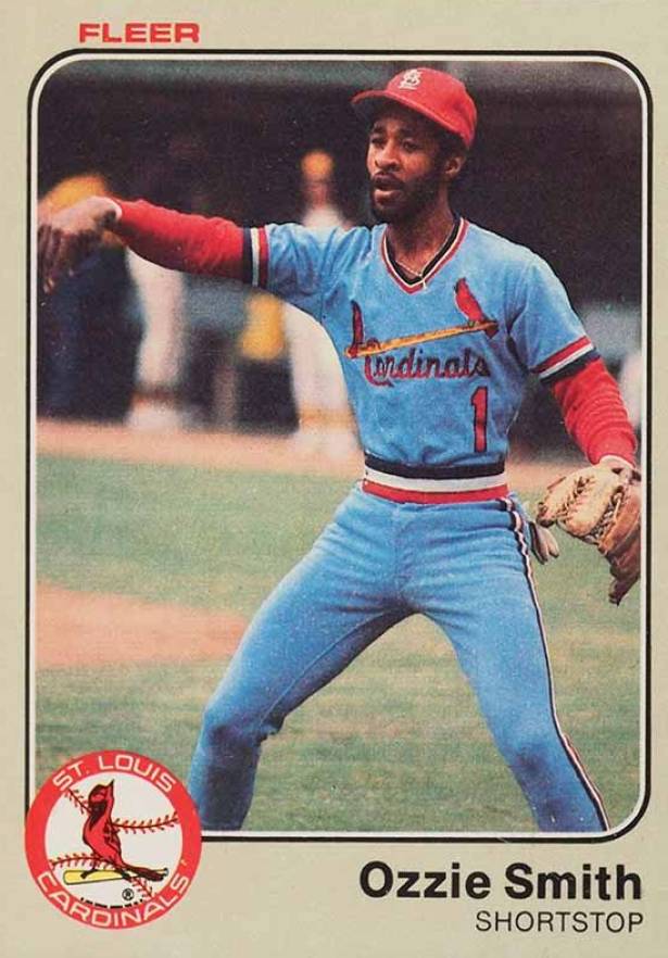 1983 Fleer Ozzie Smith #22 Baseball Card