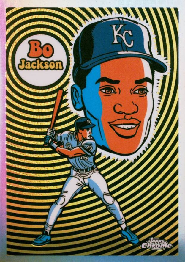 2023 Topps Chrome Ultraviolet All-Stars Bo Jackson #UV11 Baseball Card