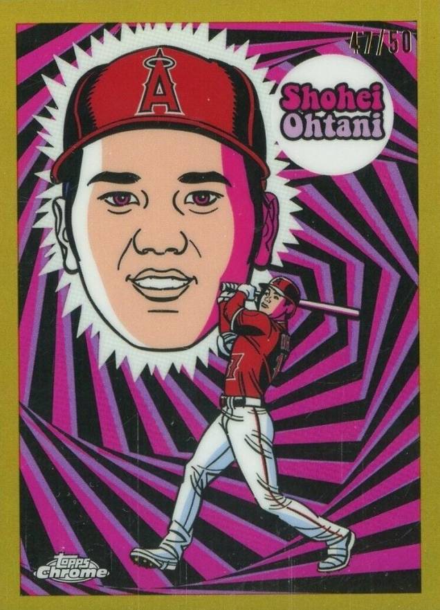 2023 Topps Chrome Ultraviolet All-Stars Shohei Ohtani #UV1 Baseball Card