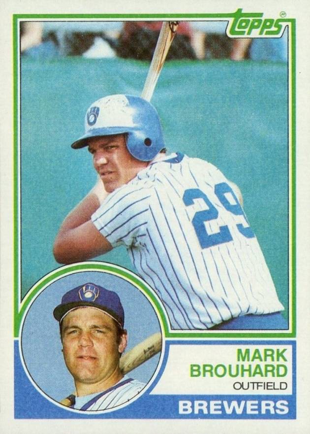 1983 Topps Mark Brouhard #167 Baseball Card