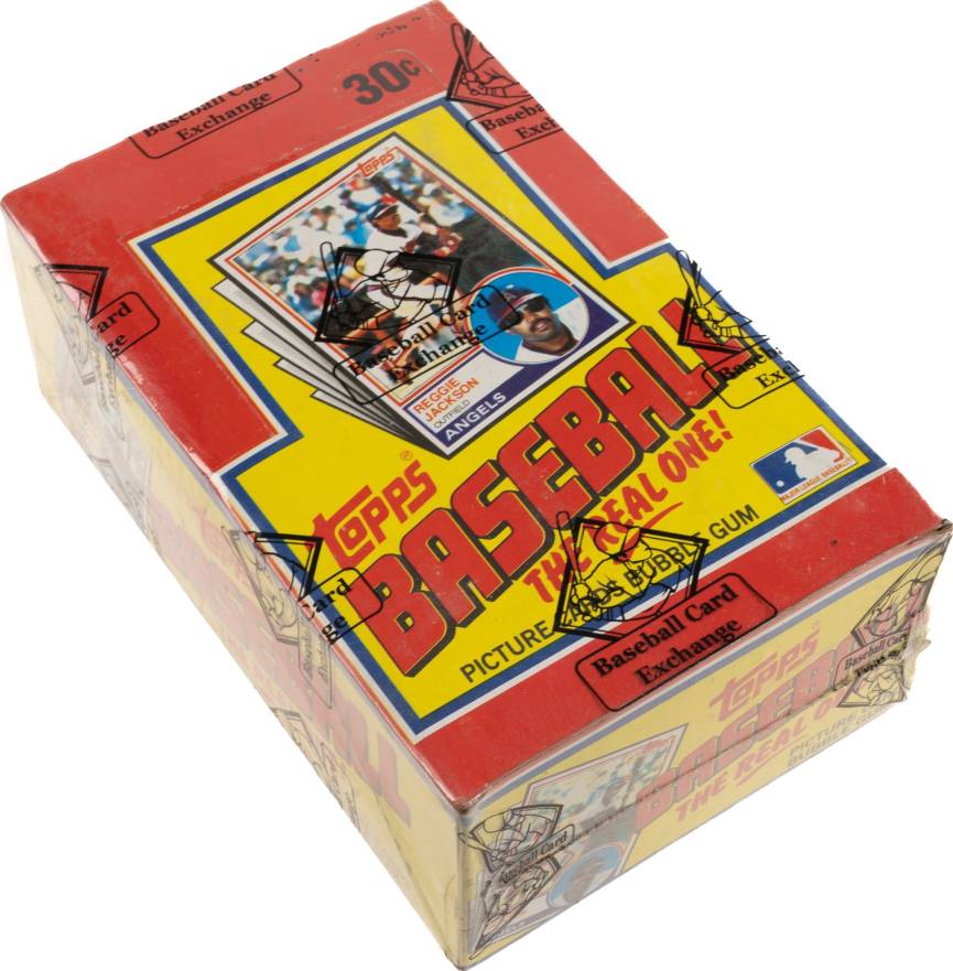 1983 Topps Wax Pack Box #WPB Baseball Card