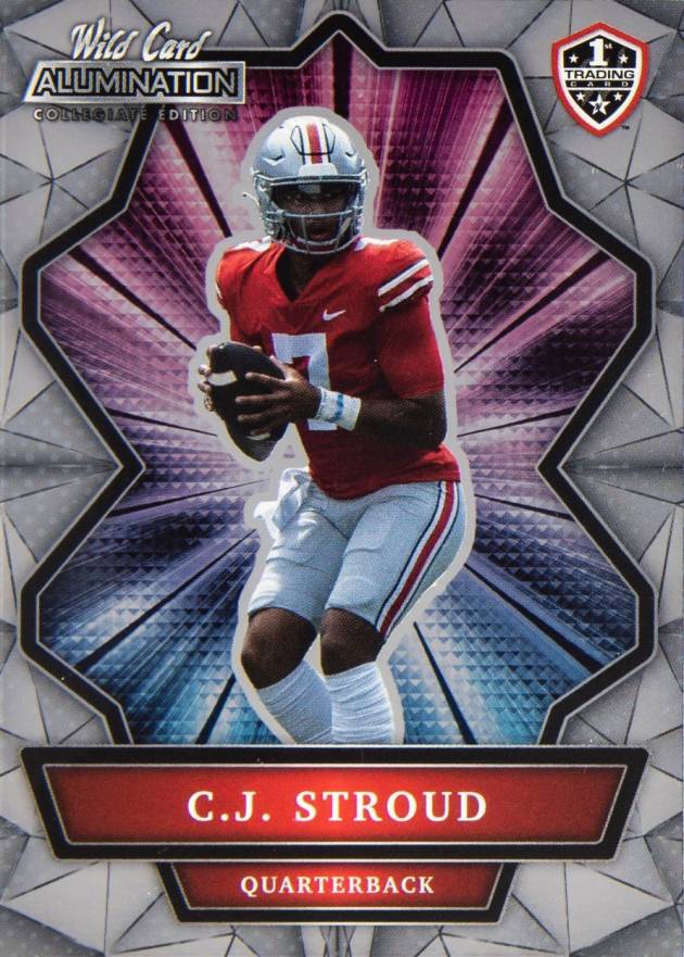 2021 Wild Card Alumination Nil Collegiate C.J. Stroud #ANBC14 Football Card