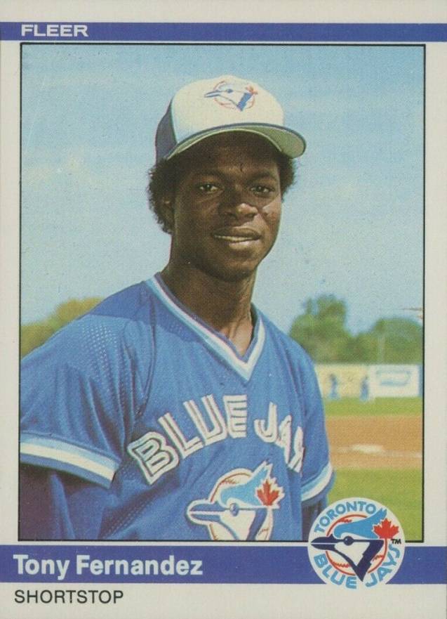 1984 Fleer Tony Fernandez #152 Baseball Card