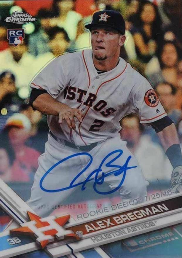 2017 Topps Chrome Update Alex Bregman #HMT60 Baseball Card