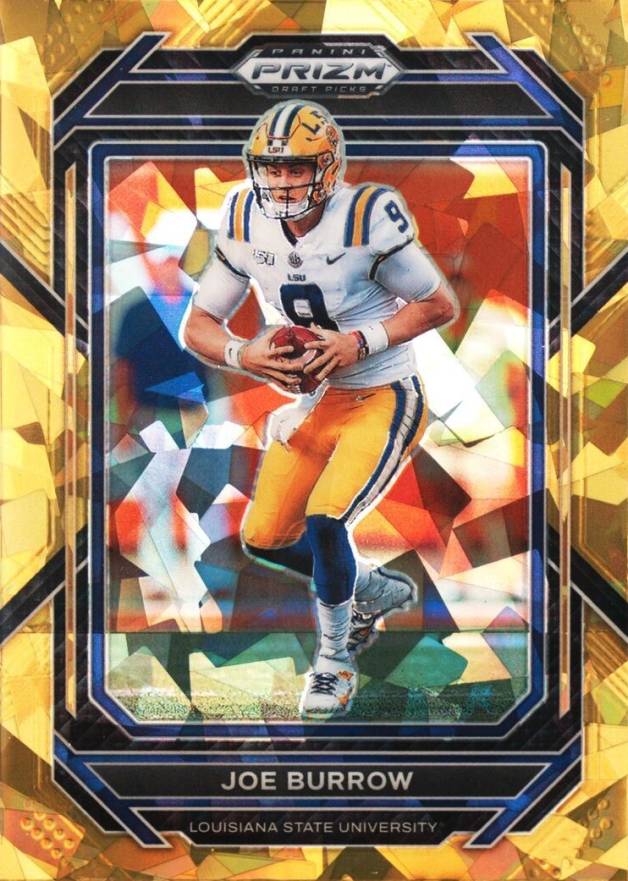 2023 Panini Prizm Draft Picks Joe Burrow #52 Football Card