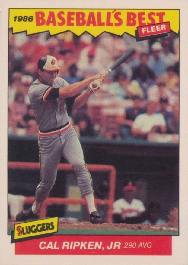 1986 Fleer Baseball's Best Cal Ripken Jr. #28 Baseball Card