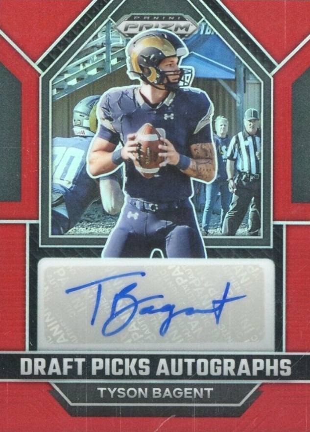 2023 Panini Prizm Draft Picks Draft Picks Autographs Tyson Bagent #DPATYB Football Card