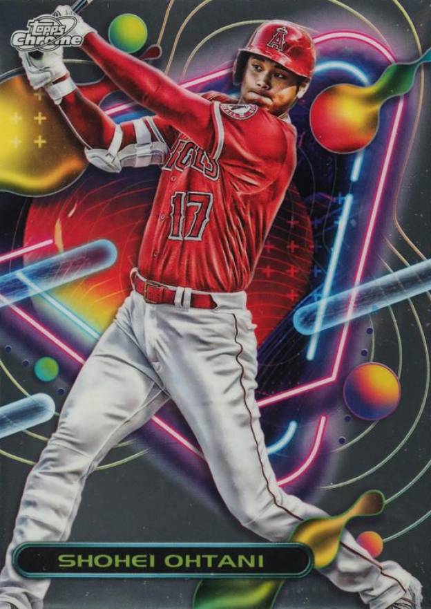 2023 Topps Cosmic Chrome Shohei Ohtani #91 Baseball Card