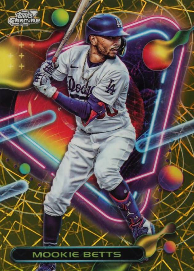 2023 Topps Cosmic Chrome Mookie Betts #55 Baseball Card