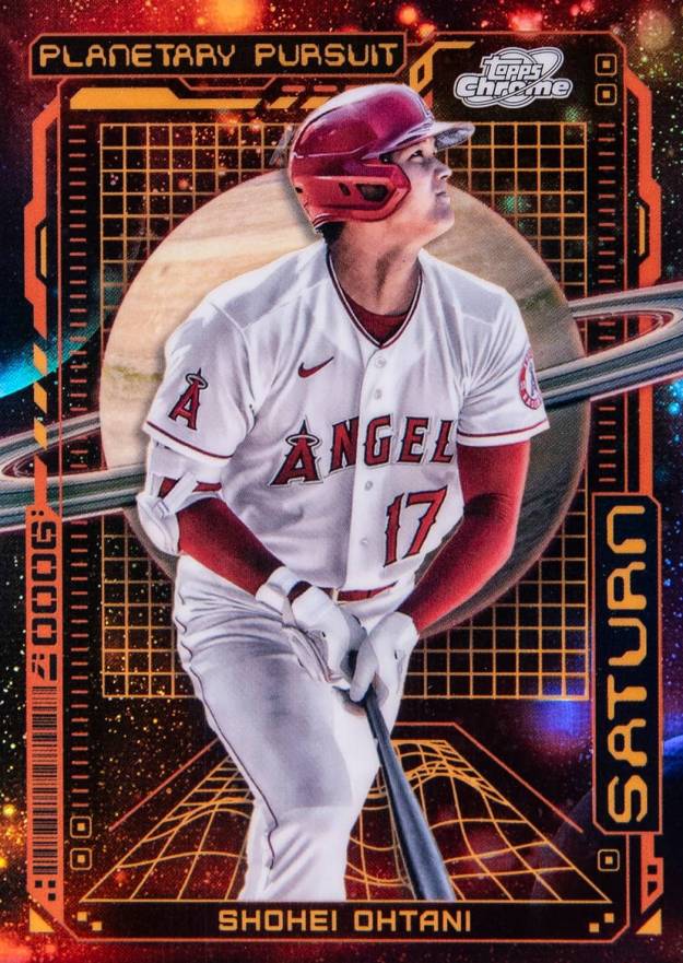 2023 Topps Cosmic Chrome Planetary Pursuit Shohei Ohtani #7 Baseball Card