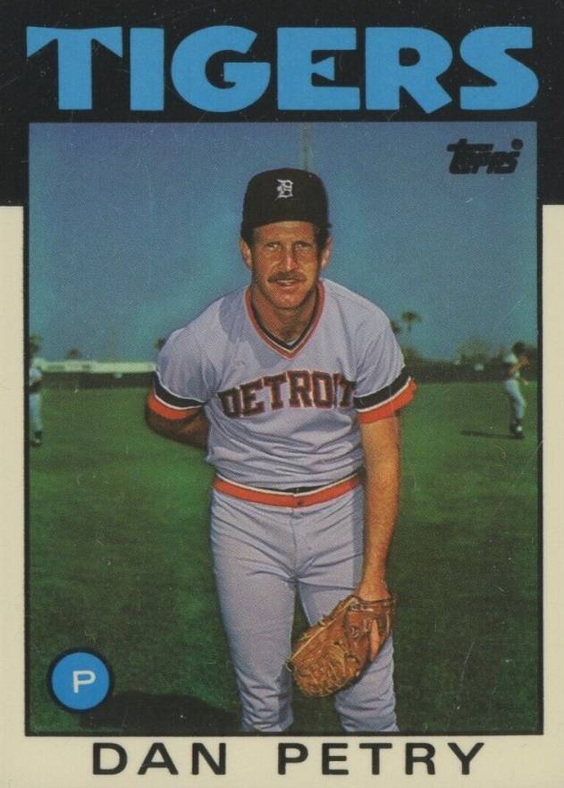 1986 Topps Tiffany Dan Petry #540 Baseball Card