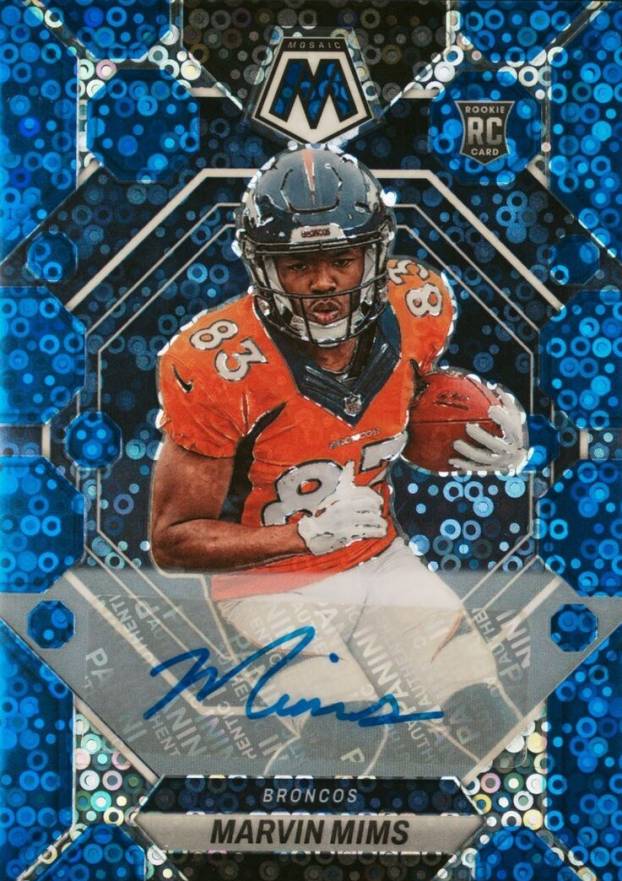 2023 Panini Mosaic Marvin Mims #346 Football Card