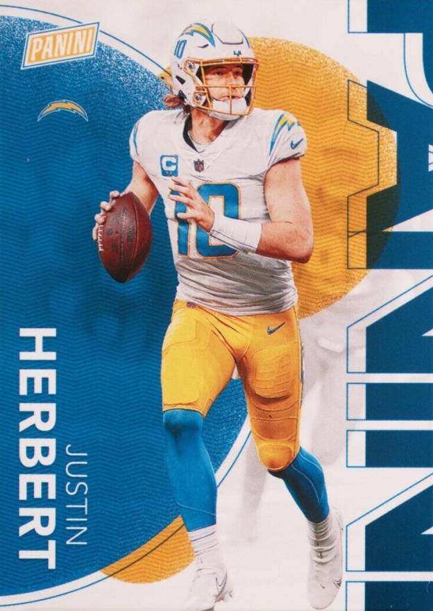 2023 Panini National Sports Collectors Convention Silver Packs Justin Herbert #11 Football Card