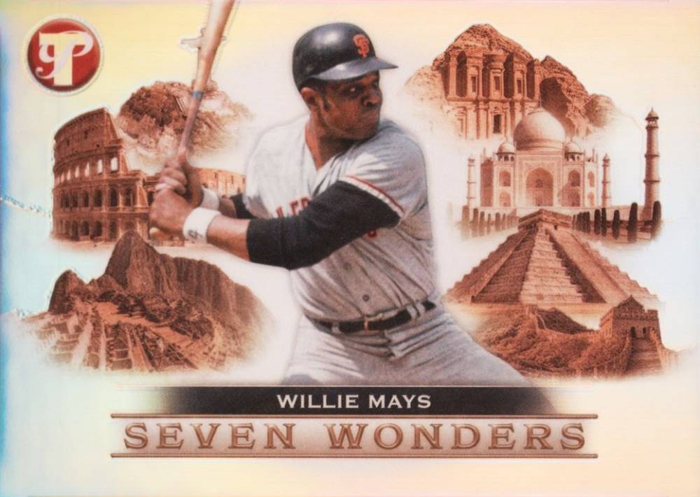 2023 Topps Pristine 7 Wonders Willie Mays #7W7 Baseball Card