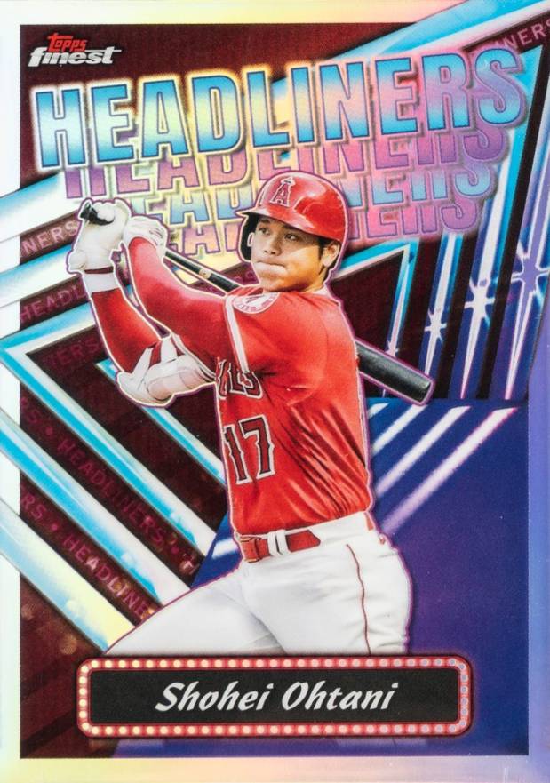 2023 Topps Finest Finest Headliners Shohei Ohtani #FH1 Baseball Card