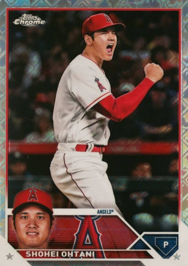 2023 Topps Chrome Logofractor Edition Shohei Ohtani #17 Baseball Card