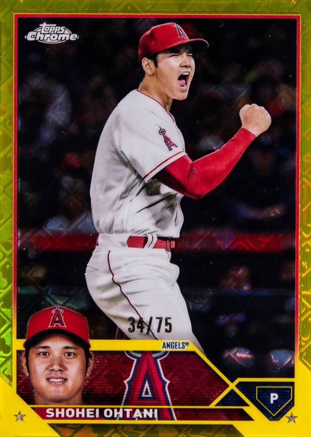 2023 Topps Chrome Logofractor Edition Shohei Ohtani #17 Baseball Card