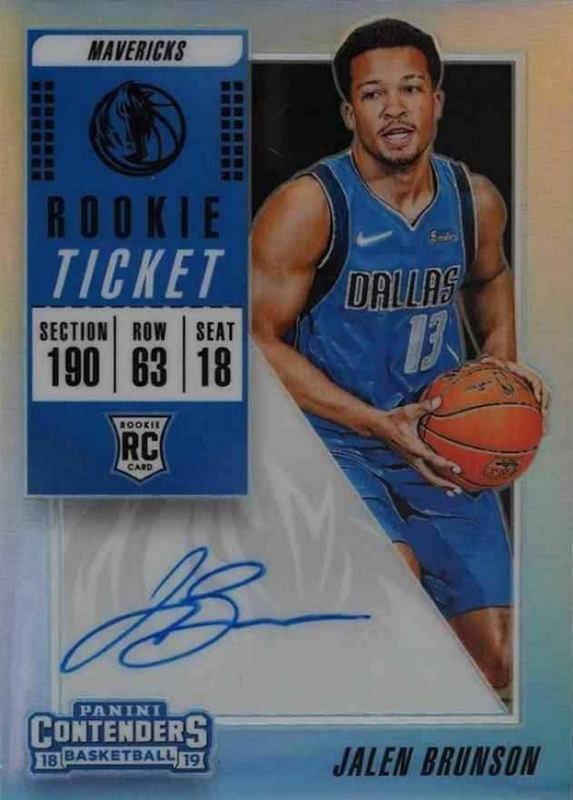 2018 Panini Contenders  Jalen Brunson #105 Basketball Card