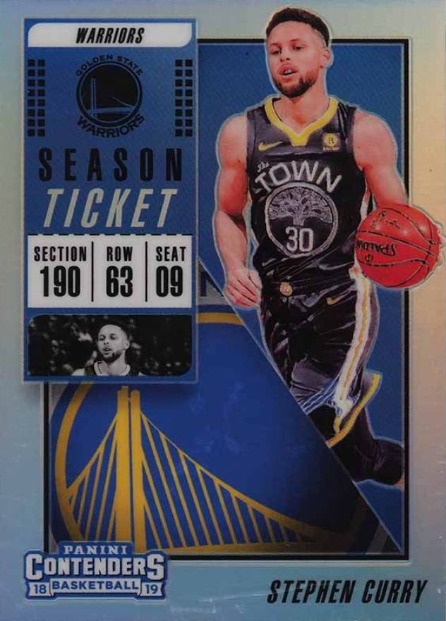 2018 Panini Contenders  Stephen Curry #86 Basketball Card