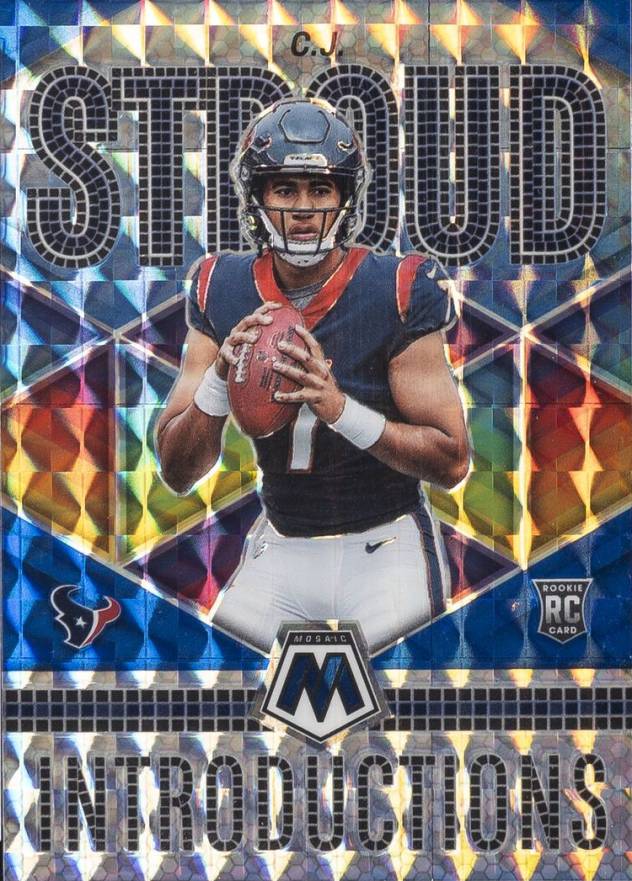 2023 Panini Mosaic Introductions CJ Stroud #I2 Football Card