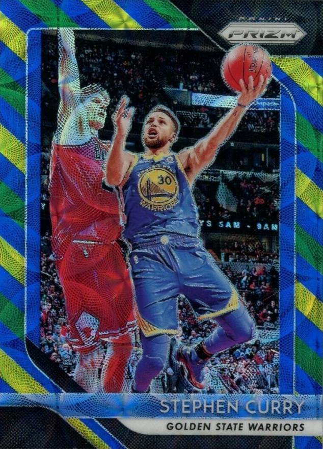 2018 Panini Prizm Stephen Curry #222 Basketball Card