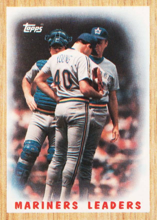 1987 Topps Mariners Leaders #156 Baseball Card