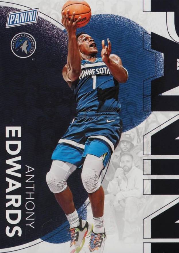 2023 Panini National Sports Collectors Convention Silver Packs Anthony Edwards #44 Basketball Card