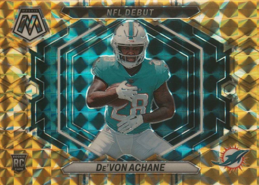 2023 Panini Mosaic NFL Debut De'Von Achane #ND8 Football Card