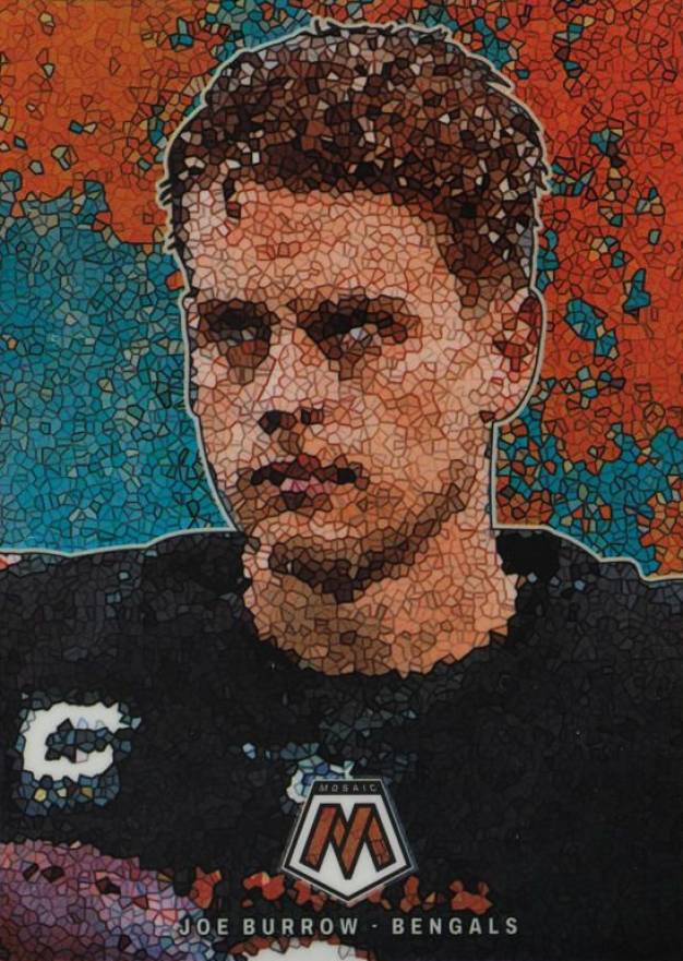 2023 Panini Mosaic Micro Mosaic Joe Burrow #MM13 Football Card