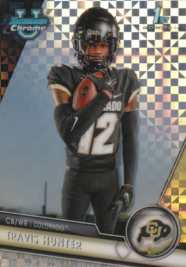 2023 Bowman University Chrome Travis Hunter #36 Football Card