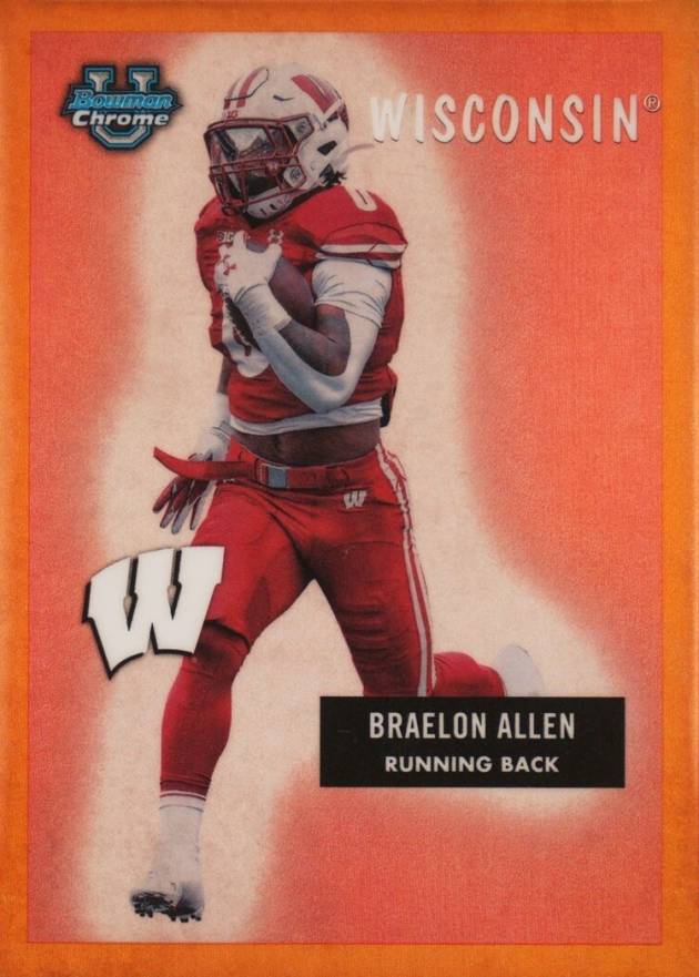 2023 Bowman University Chrome 1955 Bowman Braelon Allen #55BF11 Football Card