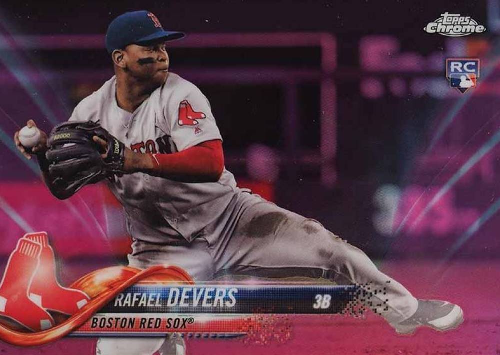 2018 Topps Chrome Update Rafael Devers #HMT23 Baseball Card