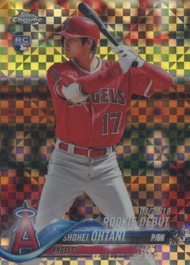 2018 Topps Chrome Update Shohei Ohtani #HMT32 Baseball Card