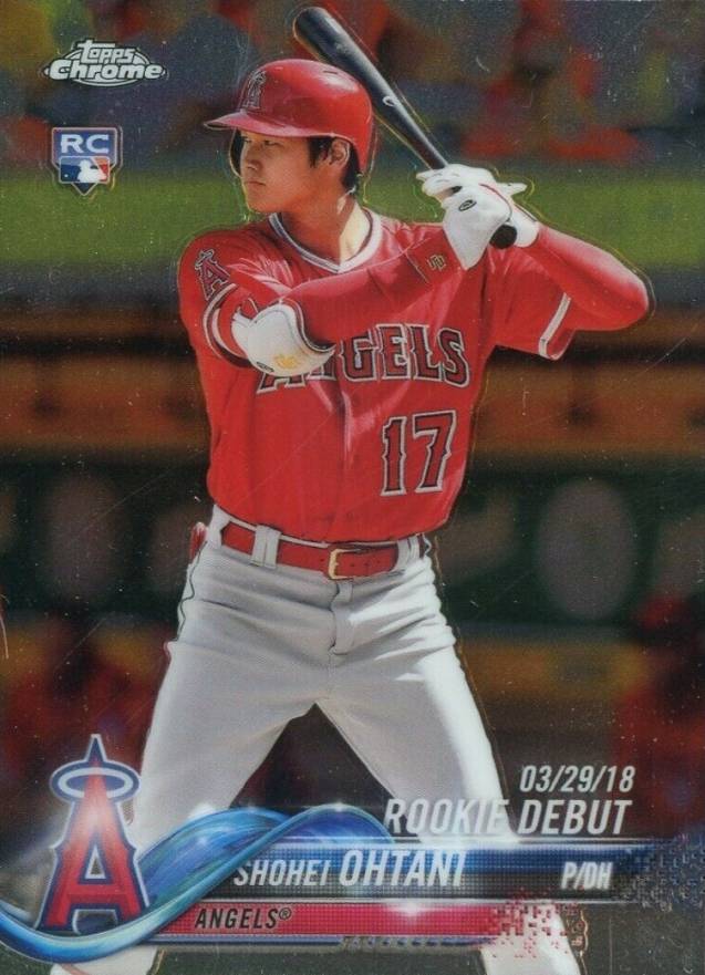 2018 Topps Chrome Update Shohei Ohtani #HMT32 Baseball Card