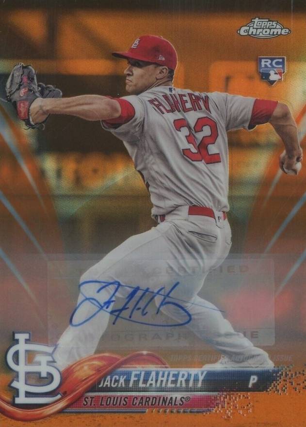 2018 Topps Chrome Update Jack Flaherty #HMT18 Baseball Card