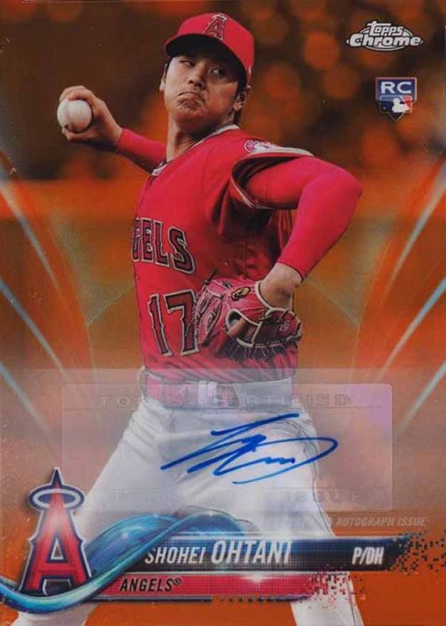 2018 Topps Chrome Update Shohei Ohtani #HMT1 Baseball Card