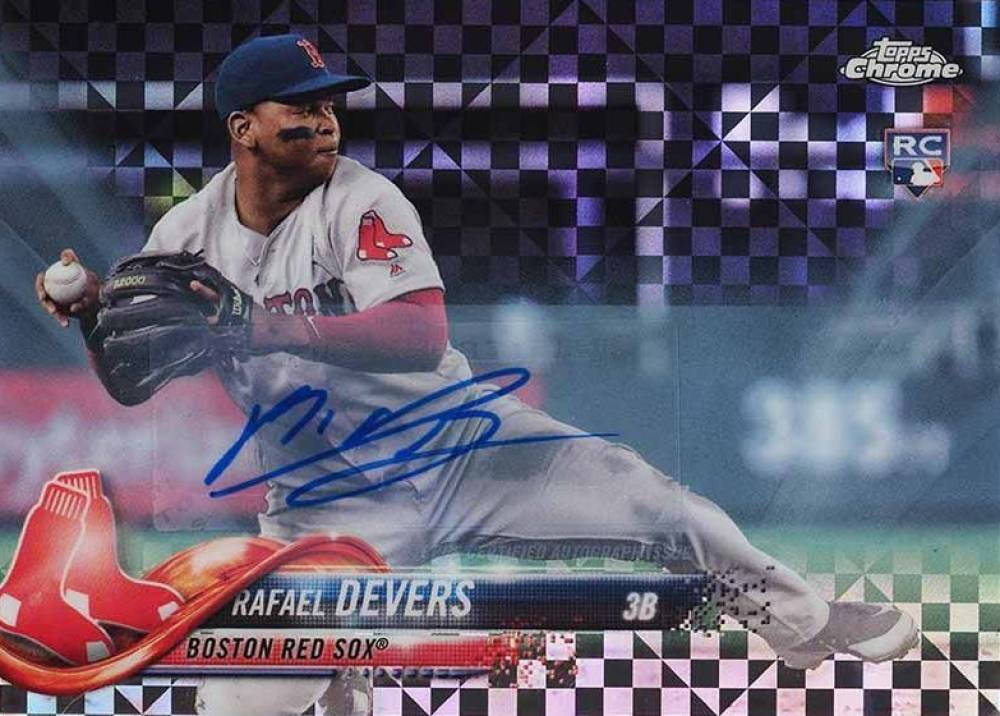 2018 Topps Chrome Update Rafael Devers #HMT23 Baseball Card