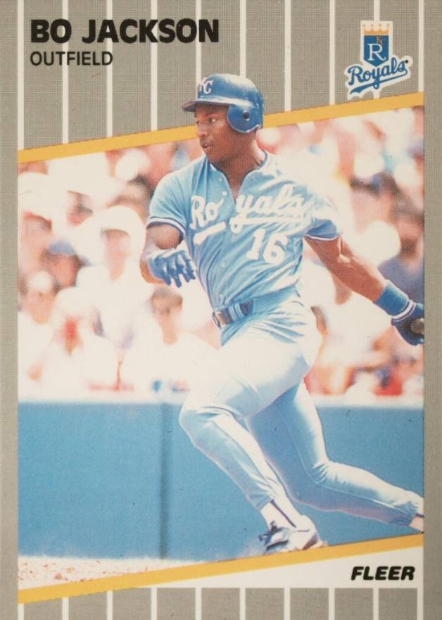 1989 Fleer Glossy Bo Jackson #285 Baseball Card