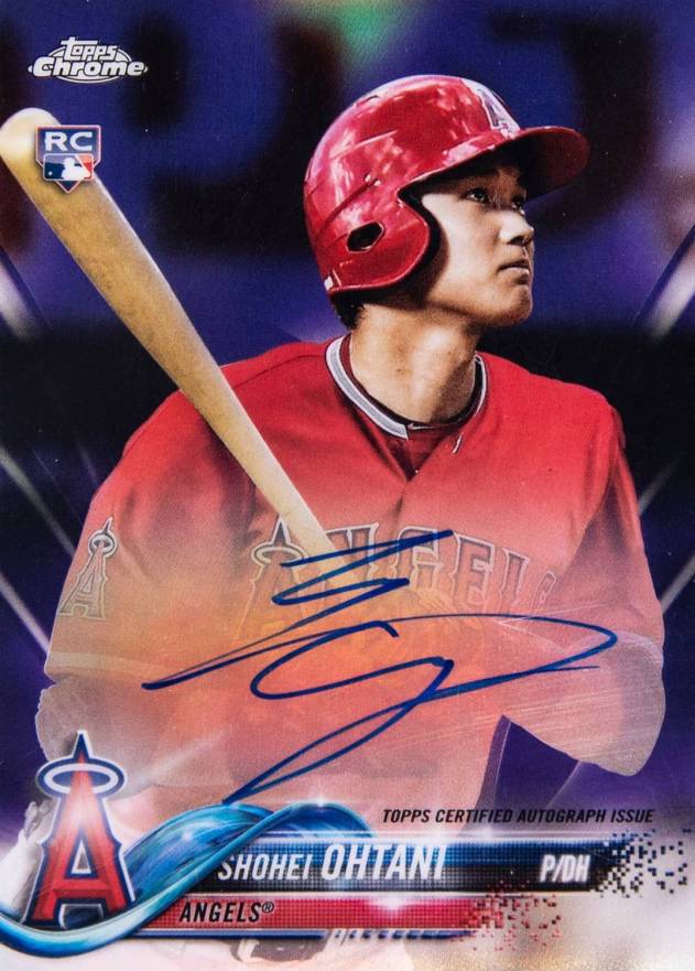 2018 Topps Chrome Rookie Autograph Shohei Ohtani #RA-SO Baseball Card